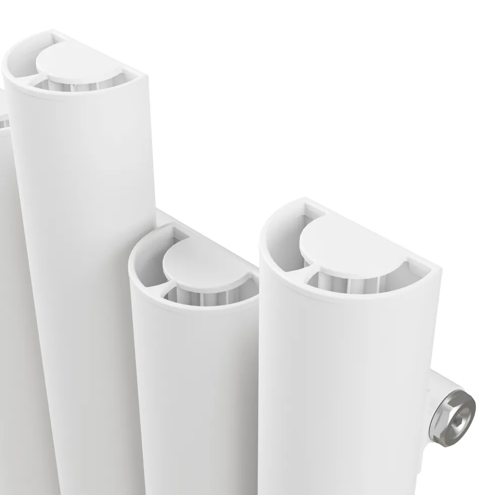 Carisa Motion Single Oval Panel Horizontal Aluminium Radiator