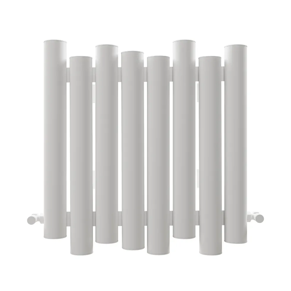 Carisa Motion Single Oval Panel Horizontal Aluminium Radiator