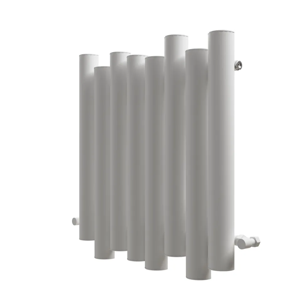 Carisa Motion Single Oval Panel Horizontal Aluminium Radiator