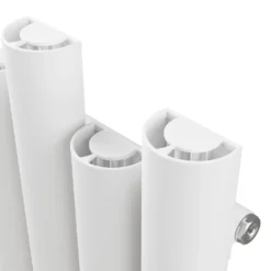 Carisa Motion Single Oval Panel Vertical Aluminium Radiator