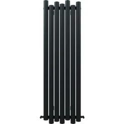 Carisa Motion Single Oval Panel Vertical Aluminium Radiator