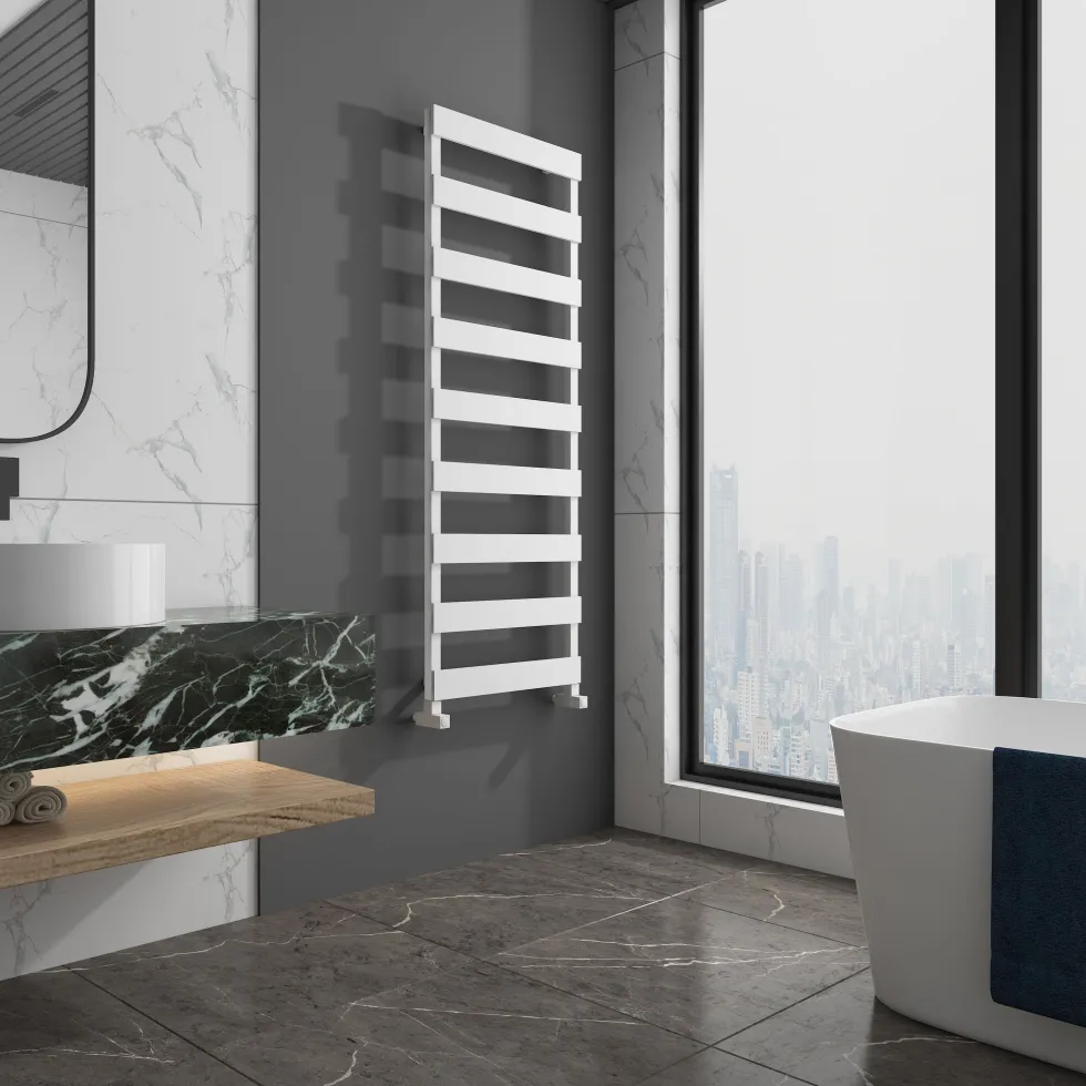 Carisa Ninova Bath Aluminium Ladder Heated Towel Rail