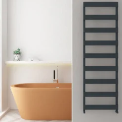 Carisa Ninova Bath Aluminium Ladder Heated Towel Rail