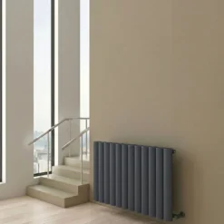 Carisa Otto Oval Single Panel Horizontal Aluminium Radiator