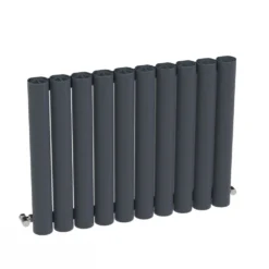 Carisa Otto Oval Single Panel Horizontal Aluminium Radiator