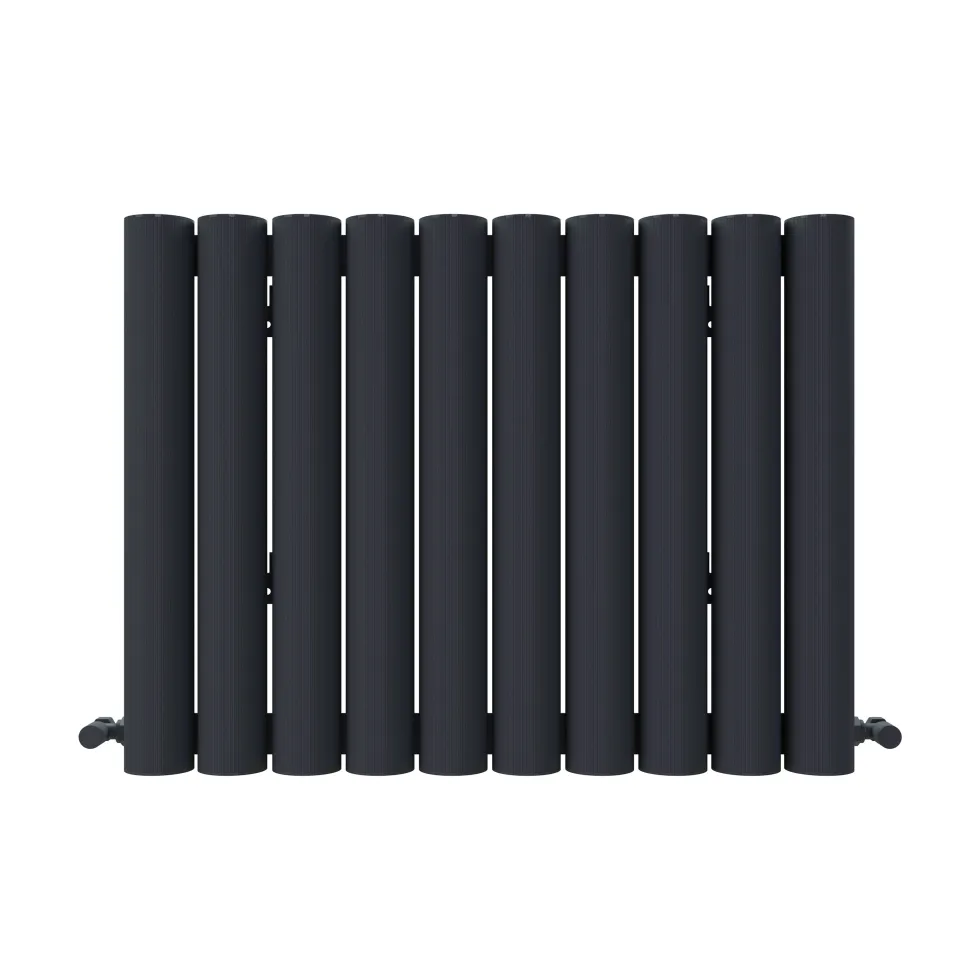 Carisa Otto Oval Single Panel Horizontal Aluminium Radiator