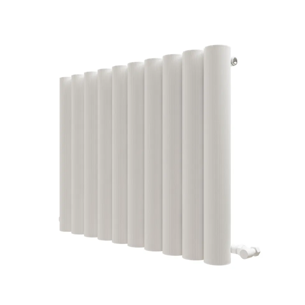 Carisa Otto Oval Single Panel Horizontal Aluminium Radiator