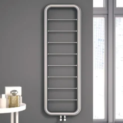 Carisa Paros Stainless Steel Designer Ladder Heated Towel Rail