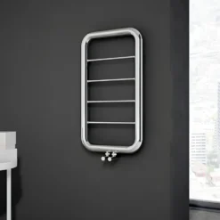 Carisa Paros Stainless Steel Designer Ladder Heated Towel Rail