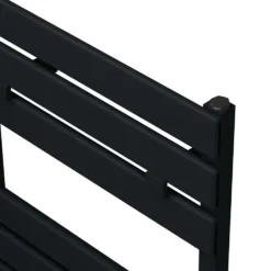 Carisa Plata Bath Flat Panel Aluminium Heated Towel Rail