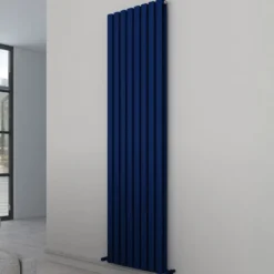 Carisa Tallis Oval Double Panel Vertical Aluminium Radiator
