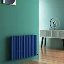 Carisa Tallis Oval Single Panel Horizontal Aluminium Radiator