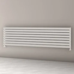 Carisa Tallis XL Oval Single Panel Horizontal Aluminium Radiator