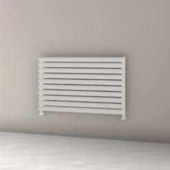 Carisa Tallis XL Oval Single Panel Horizontal Aluminium Radiator