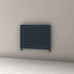 Carisa Tallis XL Oval Single Panel Horizontal Aluminium Radiator