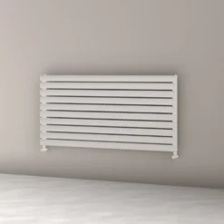 Carisa Tallis XL Oval Single Panel Horizontal Aluminium Radiator