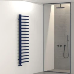 Carisa Terra L Offset Aluminium Heated Towel Rail