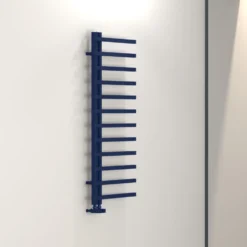 Carisa Terra L Offset Aluminium Heated Towel Rail