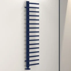 Carisa Terra L Offset Aluminium Heated Towel Rail