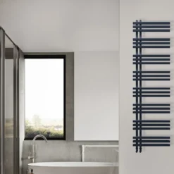 Carisa Terra Offset Aluminium Heated Towel Rail