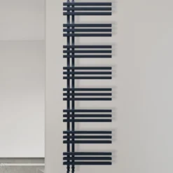 Carisa Terra Offset Aluminium Heated Towel Rail