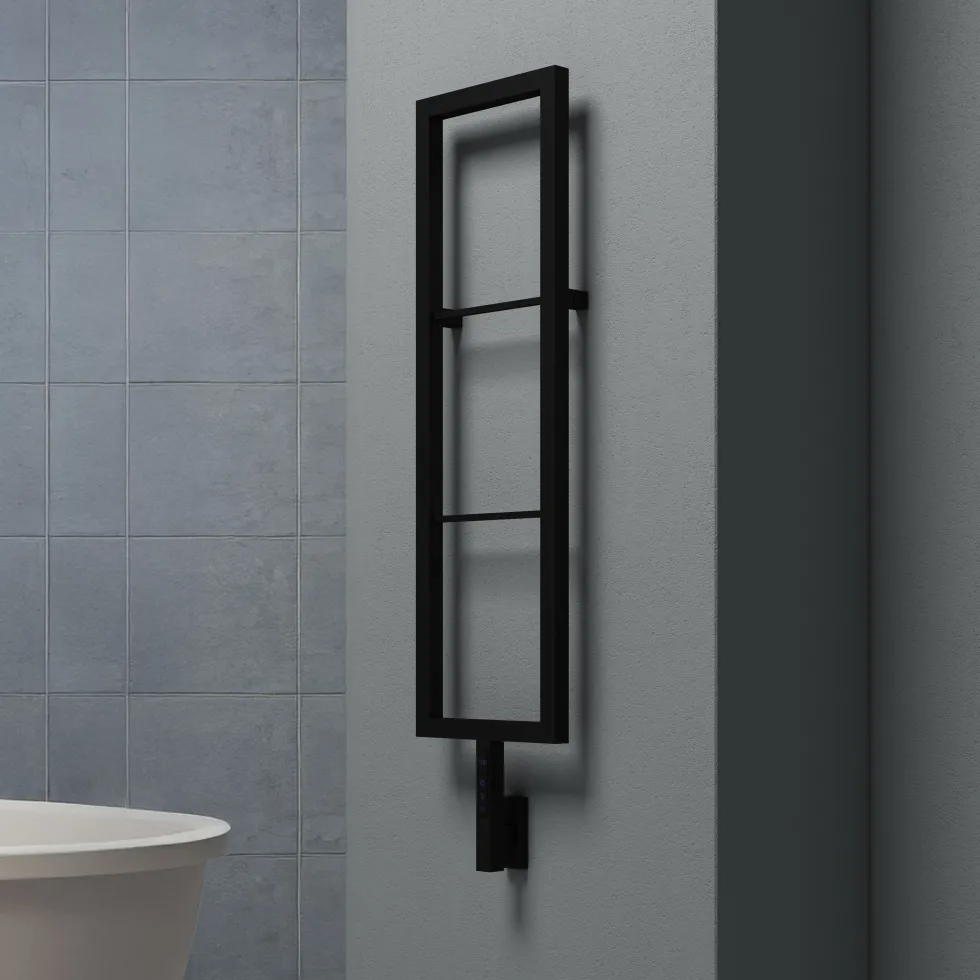 Carisa Vero Stainless Steel Designer Electric Heated Towel Rail