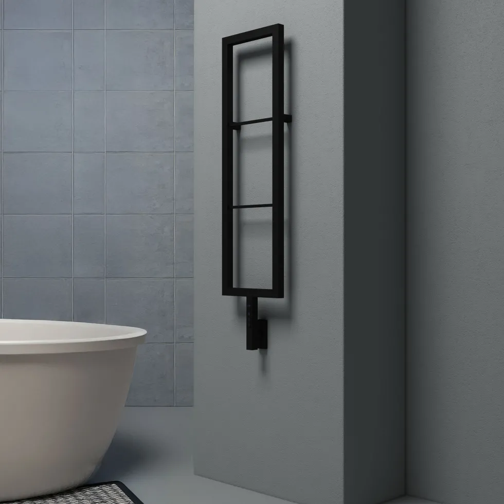 Carisa Vero Stainless Steel Designer Electric Heated Towel Rail