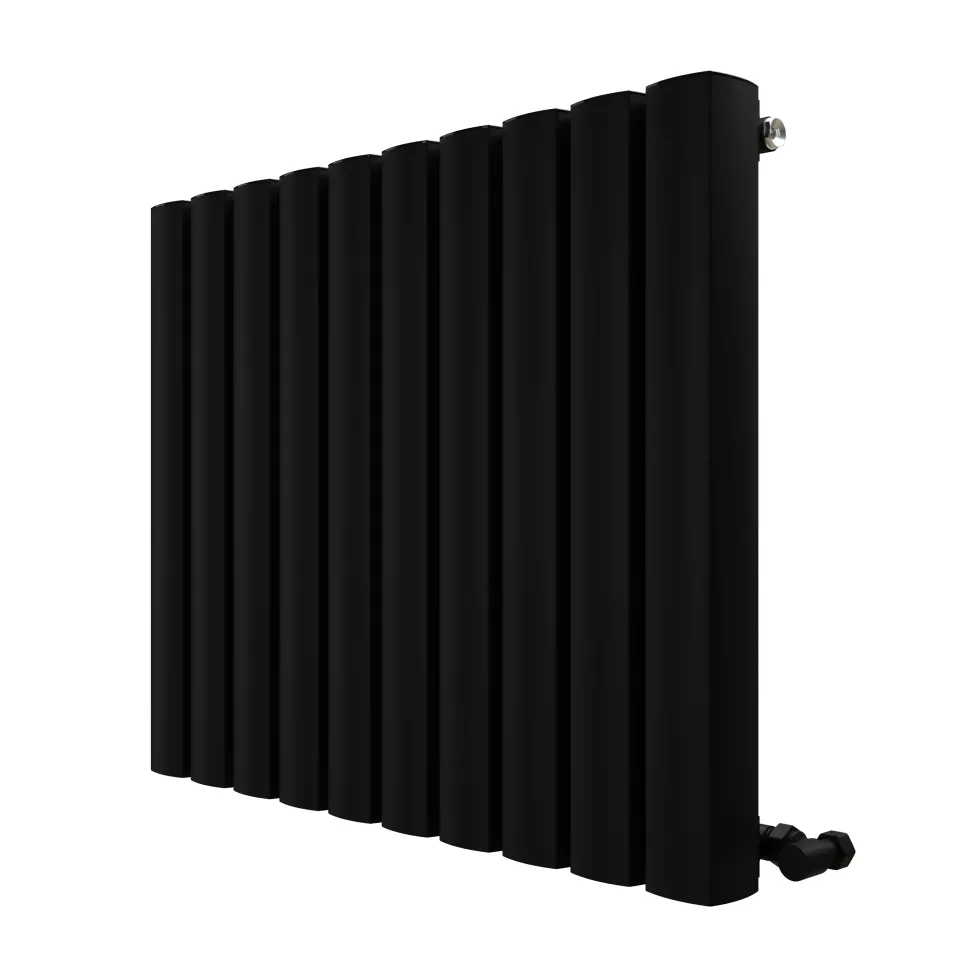 Carisa Vesta Oval Single Panel Horizontal Aluminium Radiator