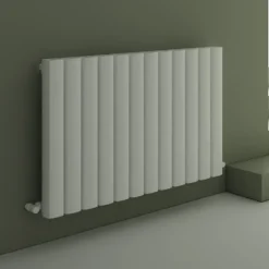 Carisa Vesta Oval Single Panel Horizontal Aluminium Radiator