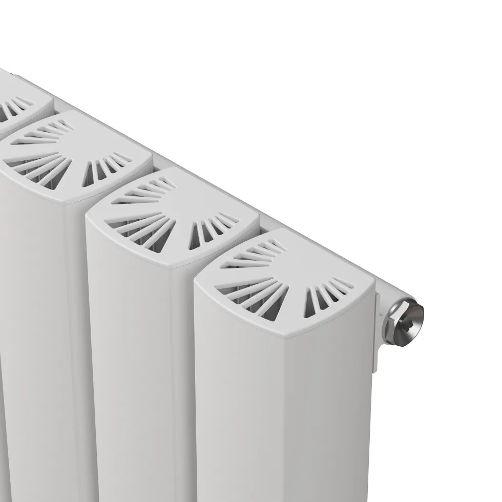 Carisa Vesta Oval Single Panel Horizontal Aluminium Radiator