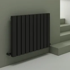Carisa Vesta Oval Single Panel Horizontal Aluminium Radiator