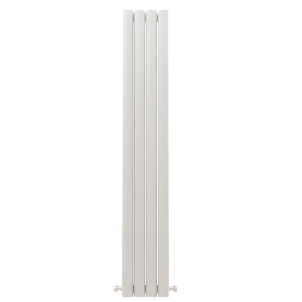 Carisa Vesta Oval Single Panel Vertical Aluminium Radiator