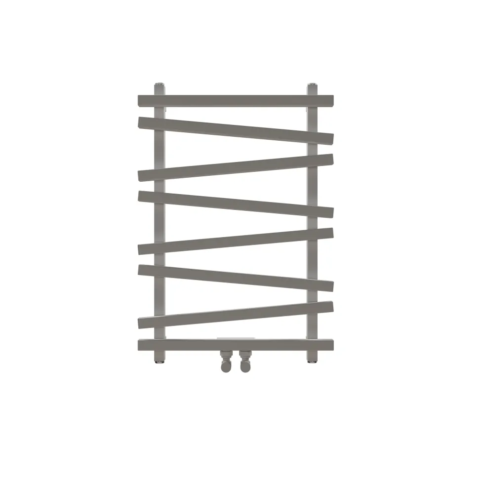 Carisa Vivek Angled Designer Aluminium Heated Towel Rail