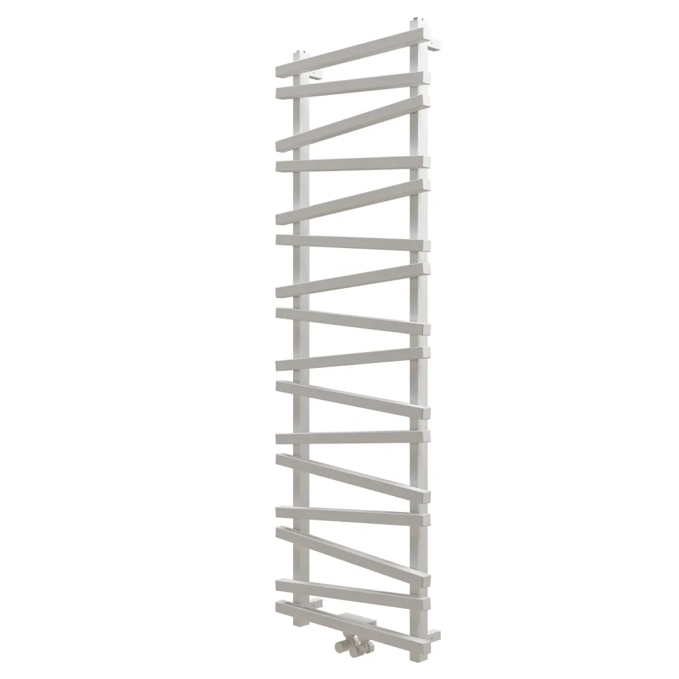 Carisa Vivek Angled Designer Aluminium Heated Towel Rail