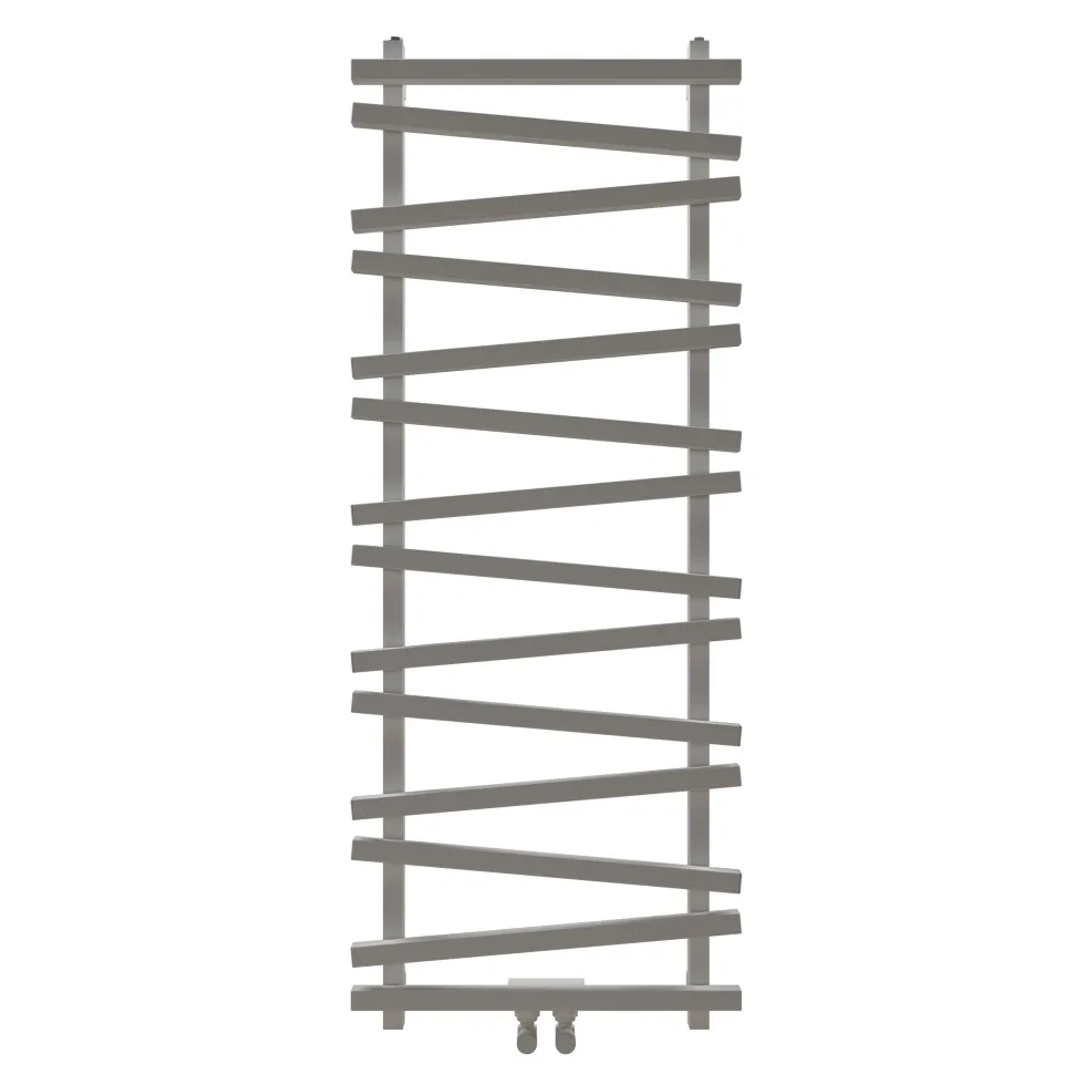 Carisa Vivek Angled Designer Aluminium Heated Towel Rail