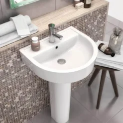 Christine 520mm Basin & Full Pedestal