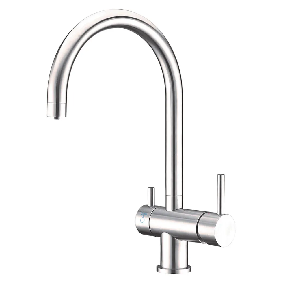 Clearwater Aquarius Filtered Mono Kitchen Mixer with Swivel Spout & Ultrapure Cartridge – Stainless Steel