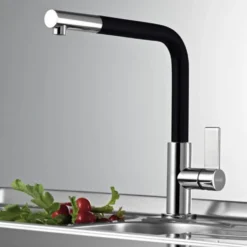 Clearwater Auriga Single Lever Mono Kitchen Tap With Pull Out Spout