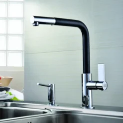 Clearwater Auriga Single Lever Mono Kitchen Tap With Pull Out Spout