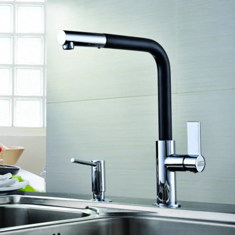 Clearwater Auriga Single Lever Mono Kitchen Tap With Pull Out Spout