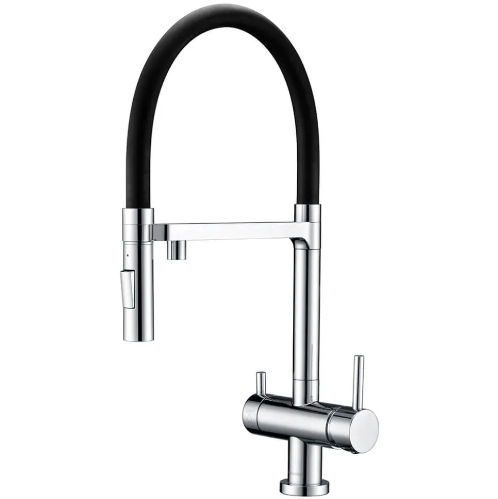 Clearwater Bellatrix Filtered Professional Mono Kitchen Mixer with Detachable Spray & UltraPure Cartridge