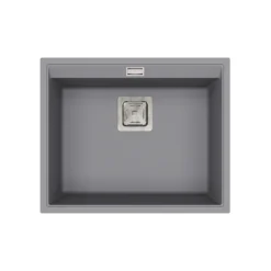 Clearwater Capri 1 Bowl Granite Composite Inset/Undermount Kitchen Sink - 505 x 405mm