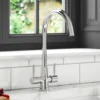 Clearwater Davina Twin Lever Mono Sink Mixer with Swivel Spout