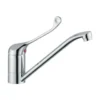 Clearwater Dorman Single Lever Mono Kitchen Mixer With Swivel Spout & Extended Handle