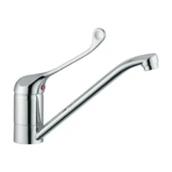 Clearwater Dorman Single Lever Mono Kitchen Mixer With Swivel Spout & Extended Handle