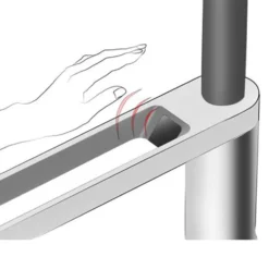Clearwater Galex Motion WRAS Approved Touchless Single Lever Mono Pull Out Spray Kitchen Mixer