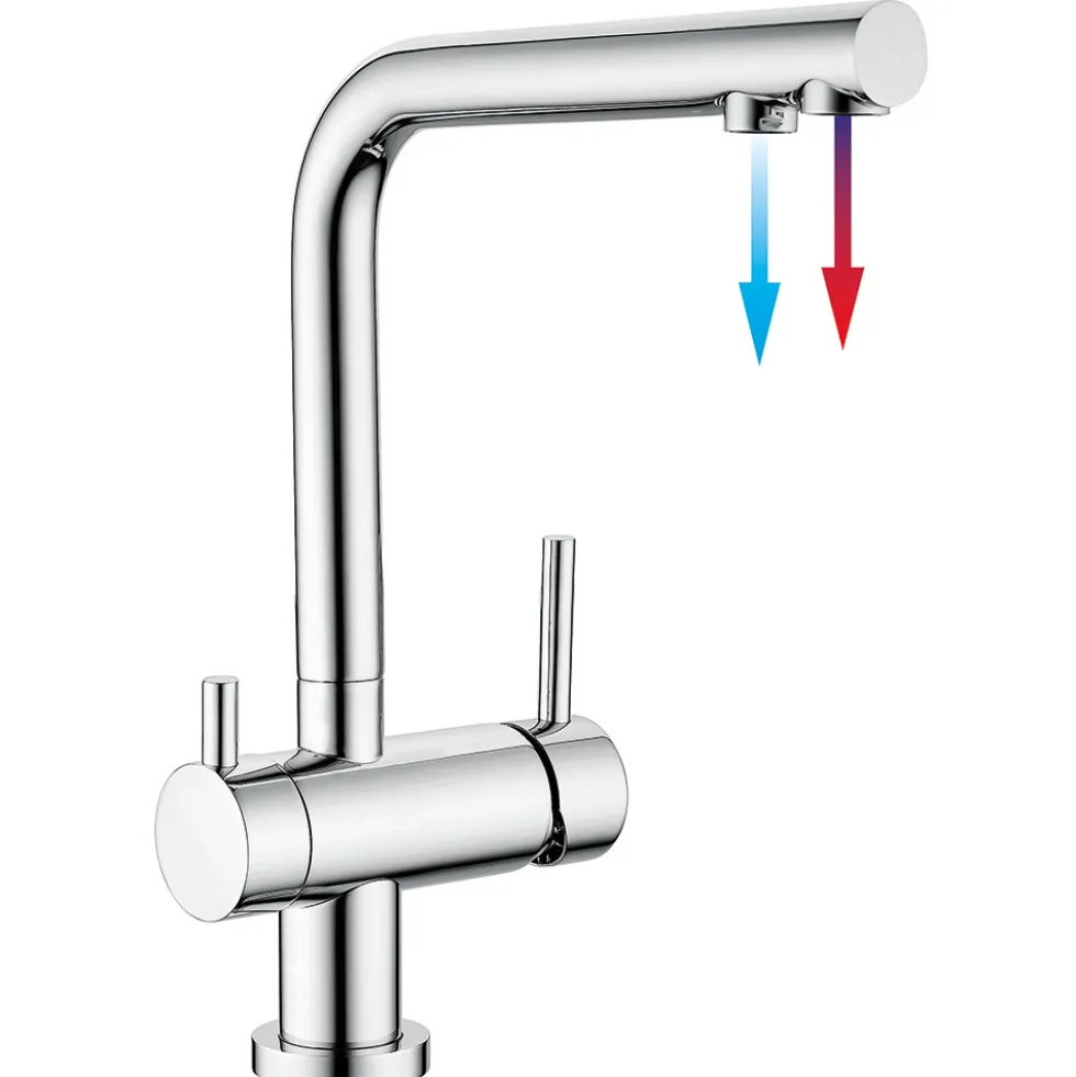 Clearwater Hydra Filtered Mono Kitchen Mixer with Ultrapure Cartridge – Chrome
