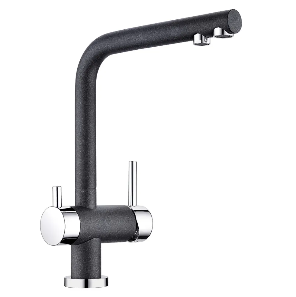 Clearwater Hydra Filtered Mono Kitchen Mixer with Ultrapure Cartridge – Chrome & Nero