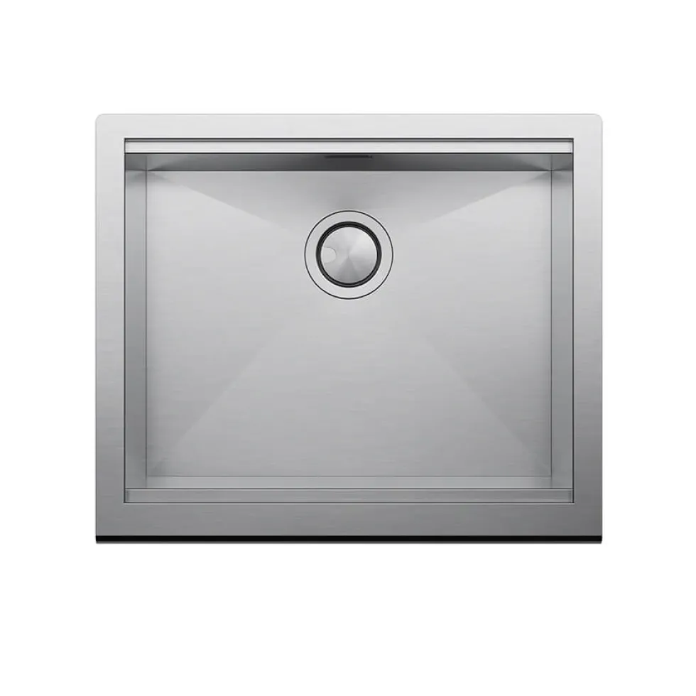 Clearwater Infinity Smart Butler Single Bowl Brushed Stainless Steel Kitchen Sink & Waste - 600 x 510mm