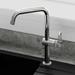 Clearwater Juno WRAS Approved Single Lever Industrial-Style Mono Kitchen Mixer Tap